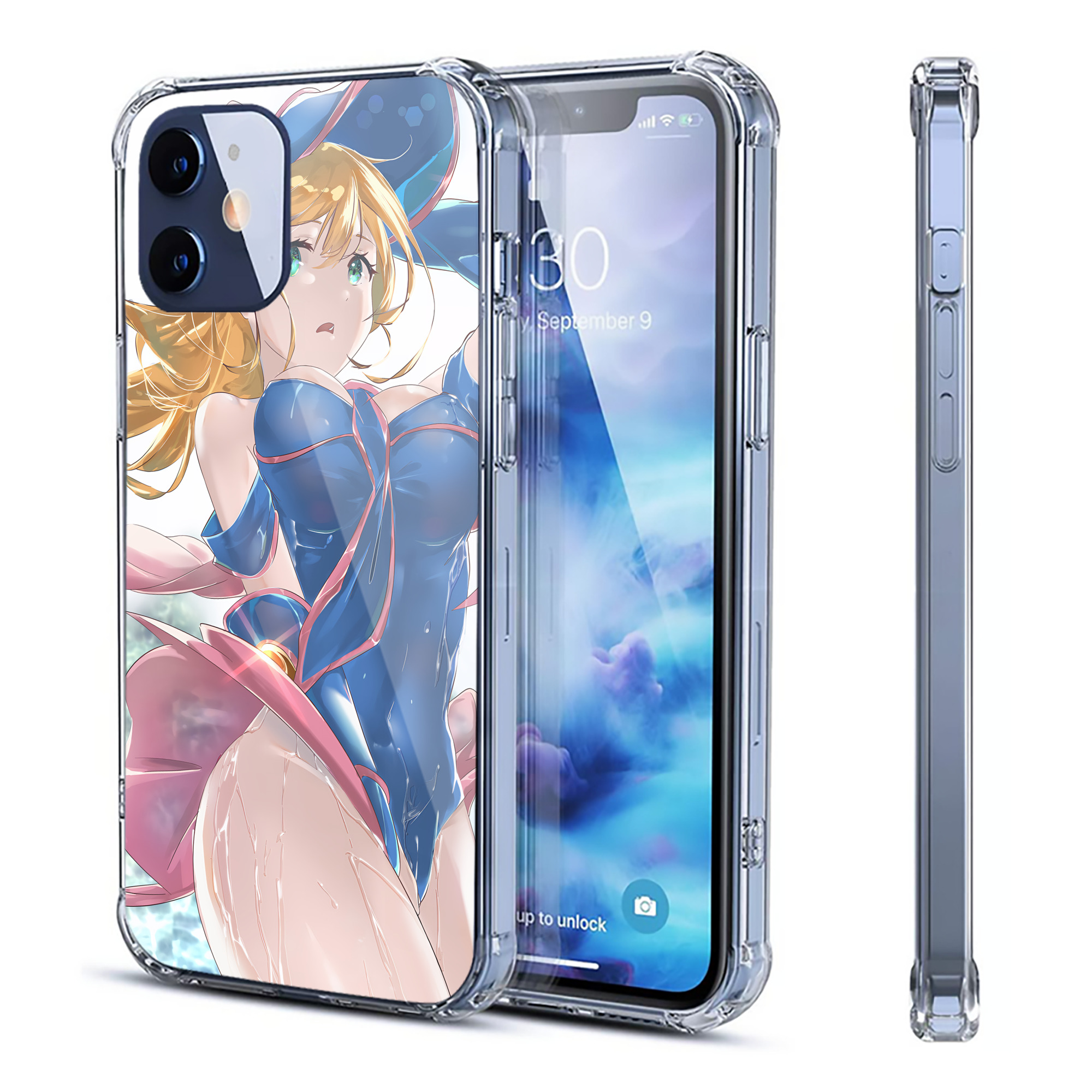 （画像用） 遊☆戯☆王 Yu-Gi-Oh! 【iPhone 12シリーズ対応】透明スマホケース（クリアソフトケース）